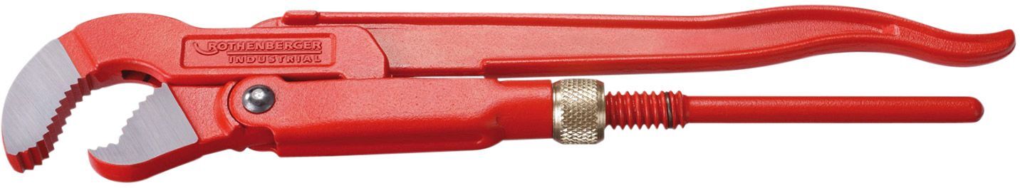 ROTHENBERGER Industrial TYP S Eckrohrzange 45° 1", Werkzeuge, 070656E, - B: 12 L: 35 H: 1,5 cm