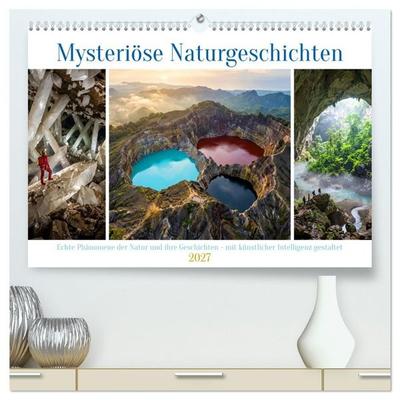 Mysteriöse Naturgeschichten (hochwertiger Premium Wandkalender 2027 DIN A2 quer), Kunstdruck in Hochglanz