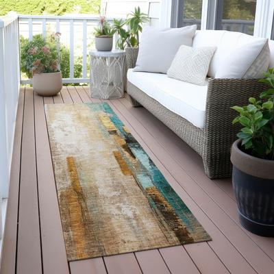 Addison Rugs Machine Washable Indoor/Outdoor Abstract Flair Chantille Rug