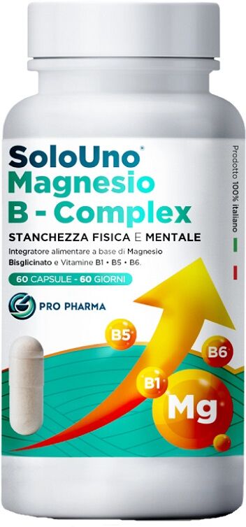 PRO LIFE Srl SoloUno Magnesio B-Complex, 60 Compresse