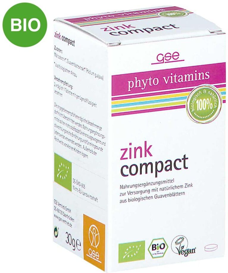 Zink Compact Bio Tabletten