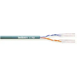 Tasker Netzwerk-Kabel auf Rolle CAT5e UTP Rolle 100 m Grau Litzenleitung (UTP, CAT5e, 100 m), Netzwerkkabel