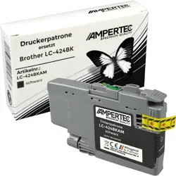 Kompatible Tinte ersetzt Brother LC-424BK schwarz