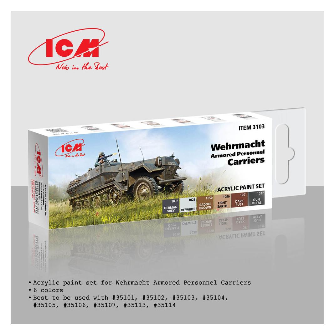 ICM Wehrmacht Armored Personnel Carriers (3103)