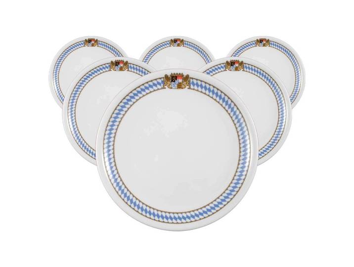 SPEISETELLER Compact Bayern bunt ø 25,4 cm 6er Set