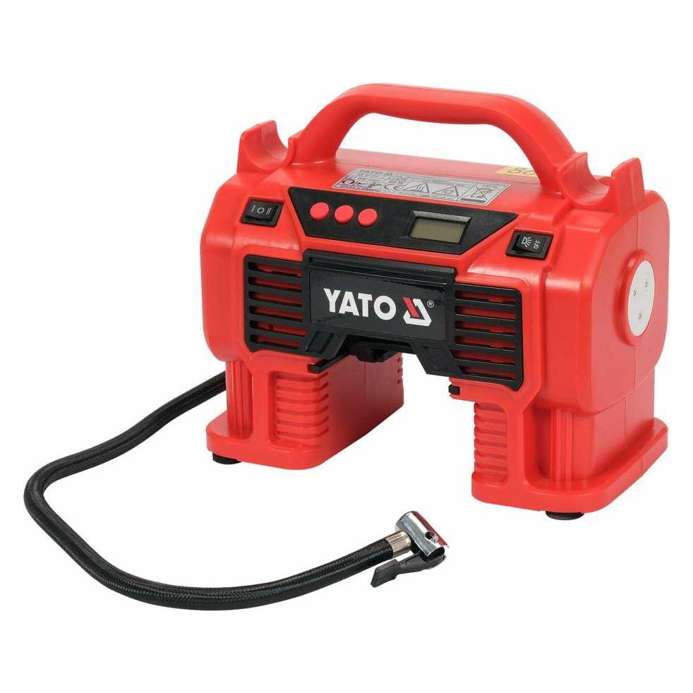Yato KOMPRESOR 18V 11 BAR 21 l/min BEZ AKUMULATORA I ŁADOWARKI (11 Bar) (YT-23248)