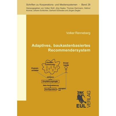 Adaptives, baukastenbasiertes Recommendersystem, Taschenbuch von Volker Renneberg, Josef Eul Verlag, 978-3-89936-961-8
