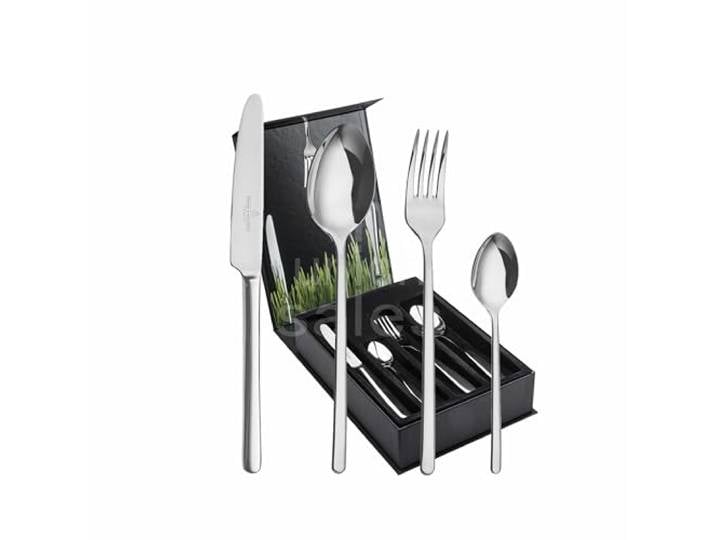 Besteckset VENTURA 24-tlg. Garnitur massiv im Geschenkkarton (poliert) von Picard & Wielpütz
