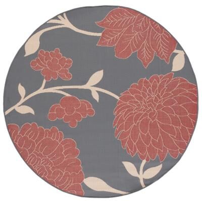 SAFAVIEH Courtyard Alison Floral Indoor/ Outdoor Waterproof Patio Backyard Rug