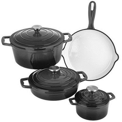 Topf-Set CS KOCH-SYSTEME "Xanten", schwarz (anthrazit), Töpfe, Induktion