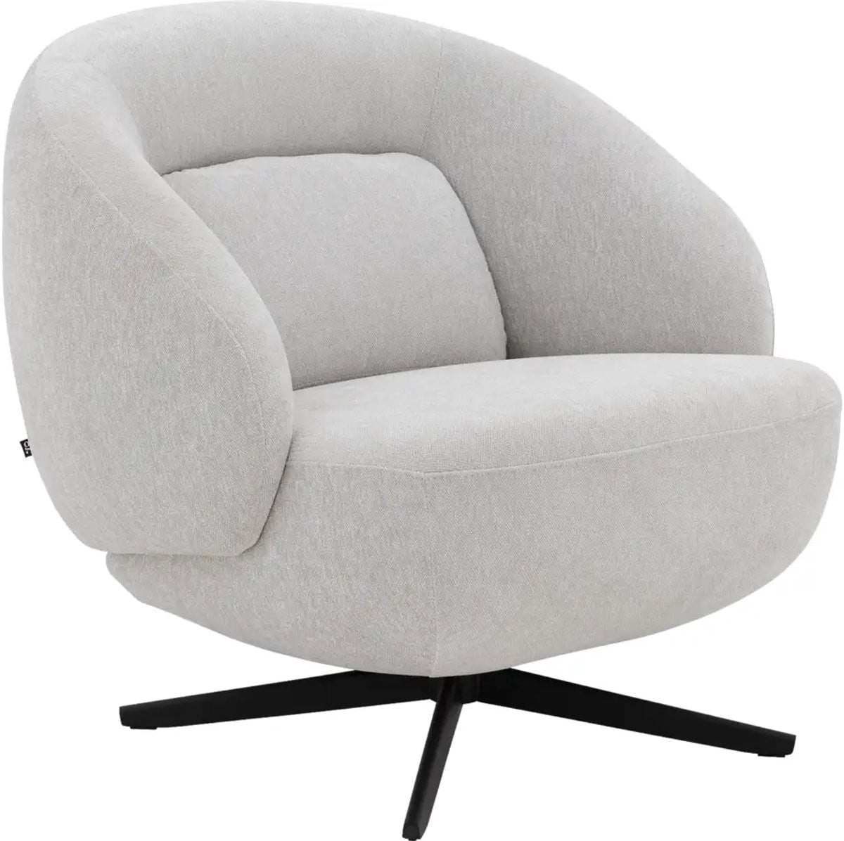 Goossens Fauteuil Saar - Beige - Stof