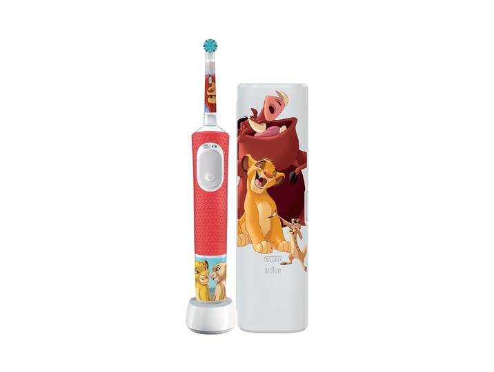 Oral-B Vitality Pro 103 Kids König der Löwen Zahnbürste mit Reiseetui