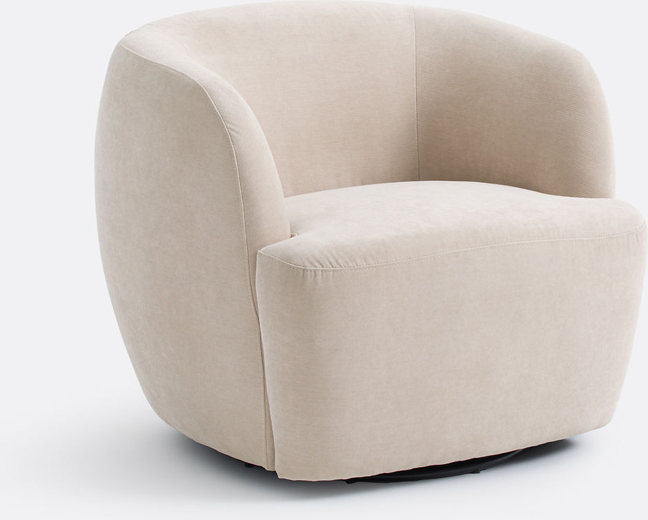LA REDOUTE INTERIEURS Fauteuil compact rotatif, LINETE