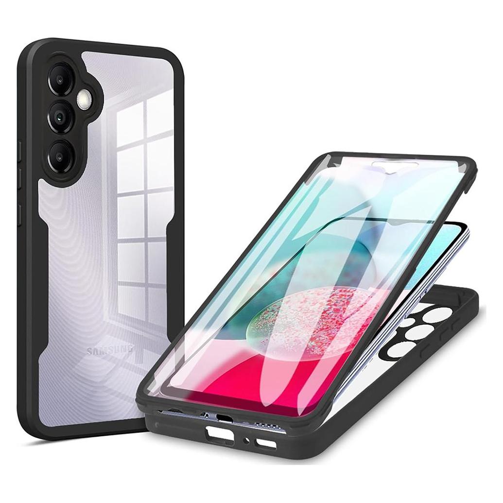 Techsuit - ColorVerse 360 Series + Screen Protector - Samsung Galaxy A14 4G / A14 5G - Black (Samsung Galaxy A14, Samsung Galaxy A14 5G) (56352089)