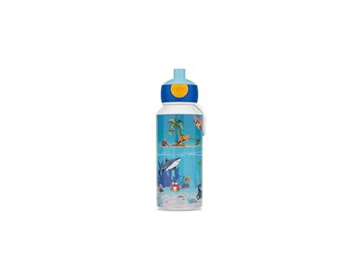 Mepal - Gourde pop-up Campus - Bouteille d'eau - Bouteille anti-fuite pour l'école - Réutilisable - Sans BPA et passe au lave-vaisselle - 400 ml - Océan tropical