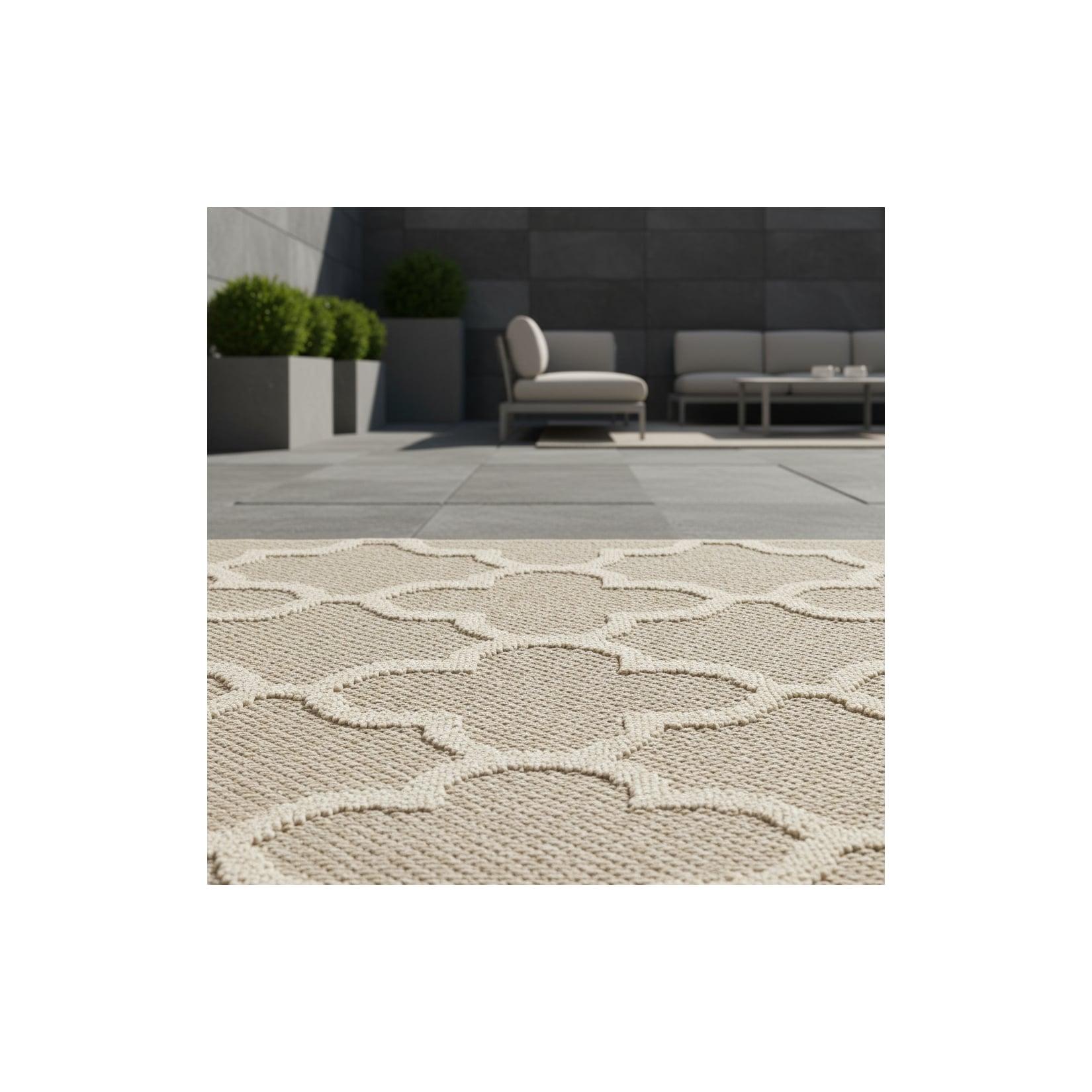Outdoorteppich IMST, im Skandi-Stil, Beige, 80 x 150 cm
