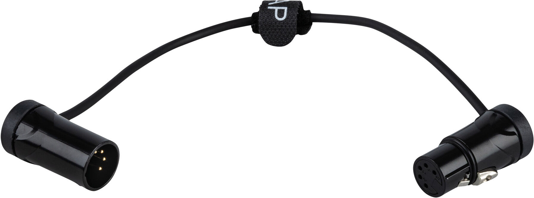 DAP Audio Flx18 – Symmetrisches Xlr/m 5p-Zu-Xlr/f 5p-Verbindungskabel, 0,30 M, Ultrakompaktes