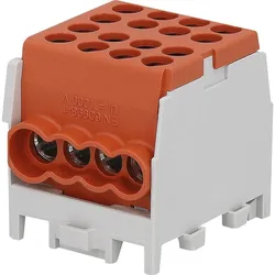 Hauptleitungs-Abzweigklemme Farbe: braun, 2x Eingang 25mm2 6x Ausgang 16mm2, 1-polig Pollmann