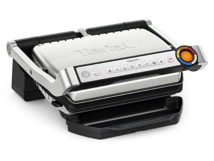 Tefal Tefal OptiGrill+ GC717D - Gril de contact intelligent - 2000W - Acier inoxydable