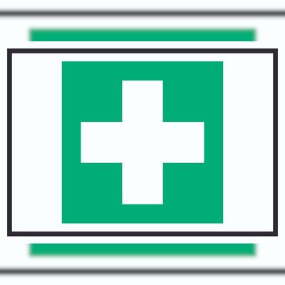 HB-Druck Erste Hilfe Symbol Schild A5 (148x210mm)