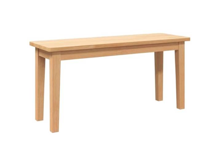 HBBMGYD Sitzbank, 90 cm, Massivholz, Gummibaumholz, natur Massives Gummibaumholz, stabile Holzfüße, glatte Oberfläche, vielseitiger Sitz, Indoor