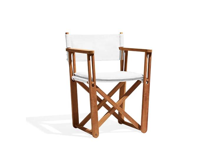 Skargaarden Kryss Lounge Sessel Agora Nautic white, teak