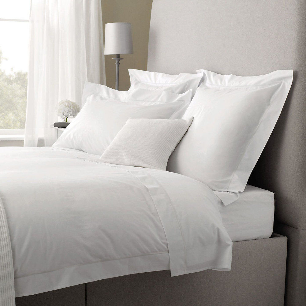 Symple Stuff Rhaegar Cotton Solid Colour Duvet Cover White Super King Duvet Cover
