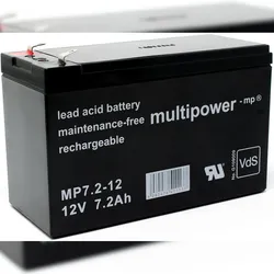 Bleiakku multipower MP7,2-12 Vds