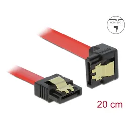 DELOCK SATA-Kabel SATA III -> SATA down St/St 0.20m rot