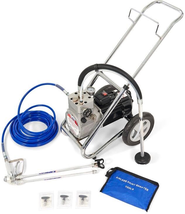 HBM Spruzzatore airless ad alta pressione Spruzzatore di vernice Set di spruzzatori da parete 1500 Watt