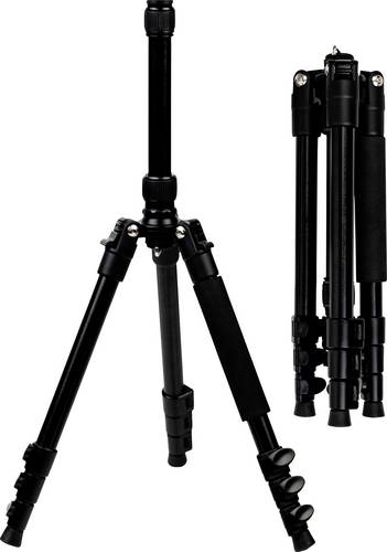 Deeper Tripod Tripod 1/4 Zoll Arbeitshöhe=51 - 136cm Schwarz