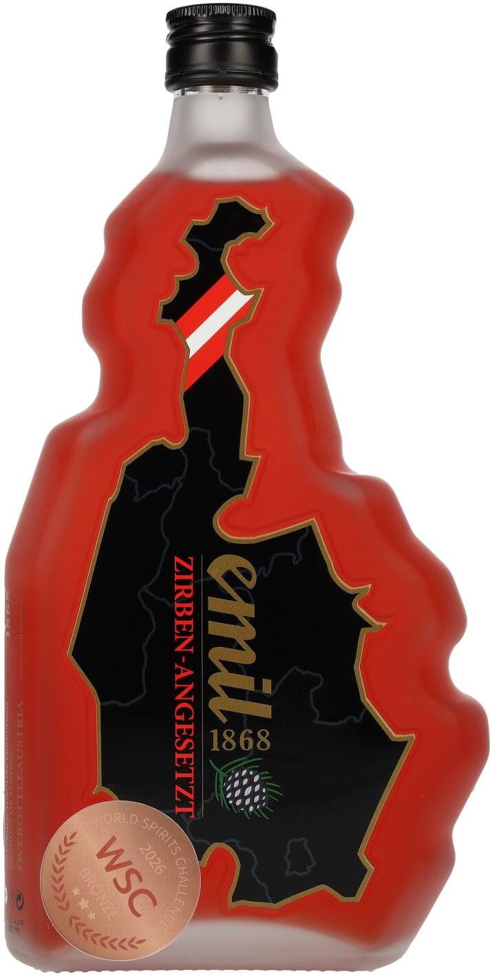 emil 1868 Zirben-Angesetzt 30% Vol. 0,7l in Österreich Flasche