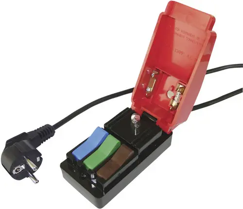 Cliff CL1860 Messadapter Schutzkontakt-Winkelstecker - Schnellanschluss
