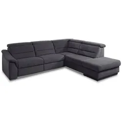 ComfortPlan Ecksofa Cosmo S Mikrofaser Grau