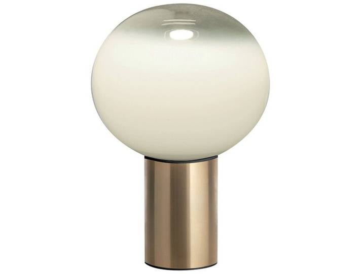 Designer-Tischlampe Artemide Laguna Aluminium/Glas messing H: 38.3 cm, E27 - Designer-Tischlampe