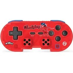 Hyperkin Controller Miraculous Wireless ladybug (Android, iOS, Mac, PC, Switch, Switch OLED), Gaming Controller, Blau, Rot, Schwarz