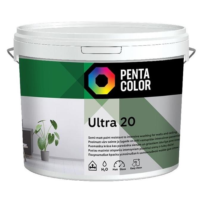 Pentacolor Emulsion Paint Ultra 20 White 10l (10000 ml) (33042668)