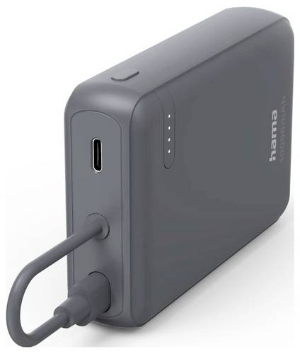 HAMA Powerbank 10000mAh mit 2x USB-C, Power Pack Travel