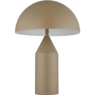 GLOBO LIGHTING Tischleuchte "ATOMA", beige (sandfarben matt), 2, Ø 28cm H: 39cm, 1 Stk., Leuchten, Design Tischlampe, Wohnzimmer, Schlafzimmer, Flur, Tischleuchte