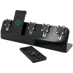 Mobilis Energia Dock Charging station 5 slots 120W - EU plug (120 W), Powerbank, Schwarz