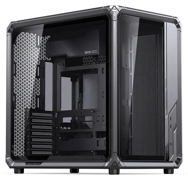 JONSBO X400 Pro PC-Gehäuse, Midi-Tower, ATX, Tempered Glass - grau