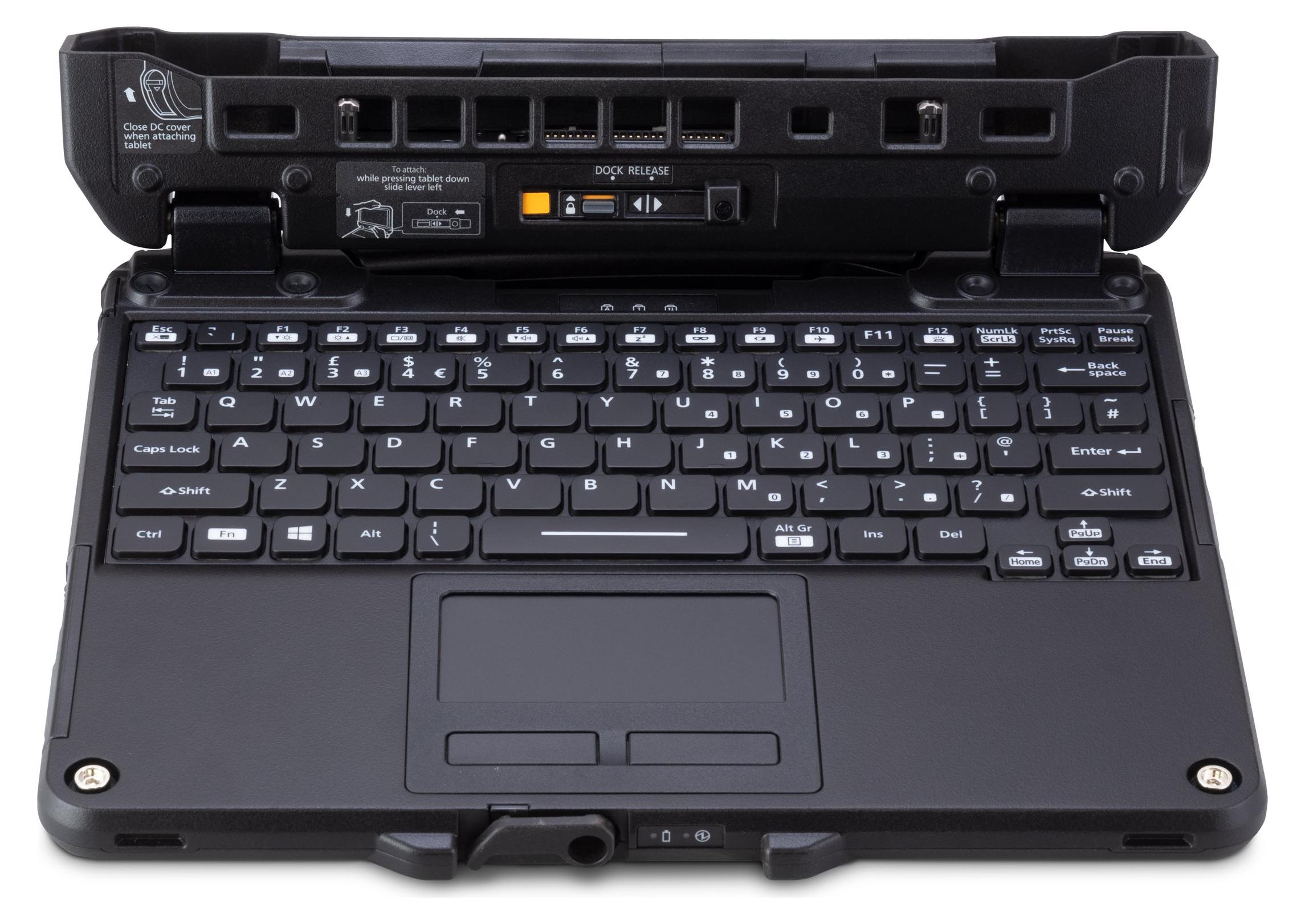 Panasonic FZ-VEKG21LE, QWERTY, Englisch, IP65, Panasonic, TOUGHBOOK G2, Schwarz