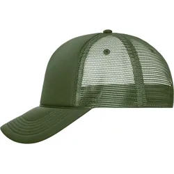 Myrtle Beach Unisex 5-Panel Retro Mesh Kappe Netz Cap MB6550 dark olive/dark olive one size