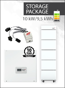 RCT Power 10 kW Wechselrichter + 9,5kWh Batterie Paket