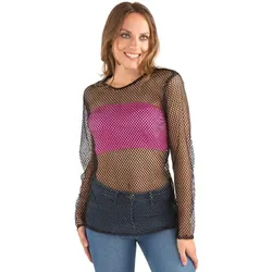 Netzshirt, schwarz