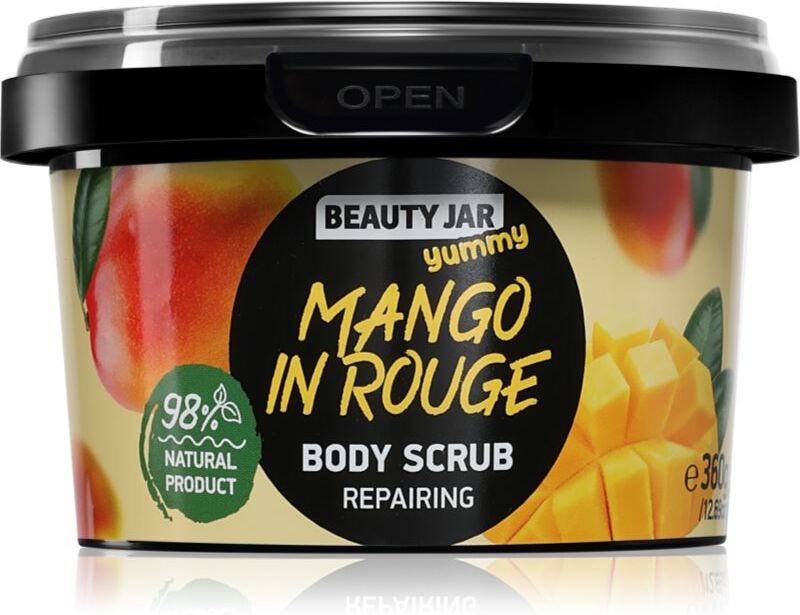 Beauty Jar Yummy Mango in Rouge gommage corps 360 g