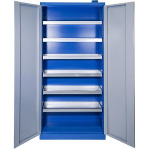 Güde Umweltschrank Typ III, 40694, lichtgrau, 6 Wannenböden, 92 x 200 x 38cm