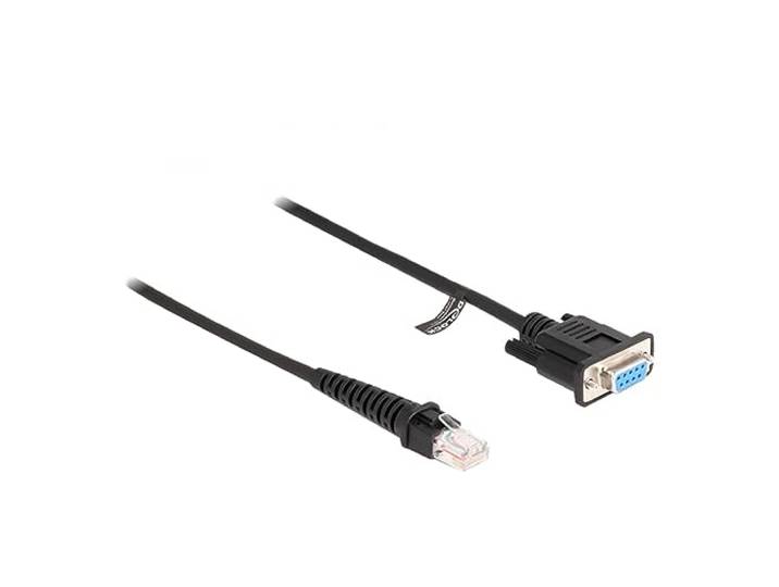 DeLOCK 87996 cable gender changer RJ-50 D-Sub 9 pin Black