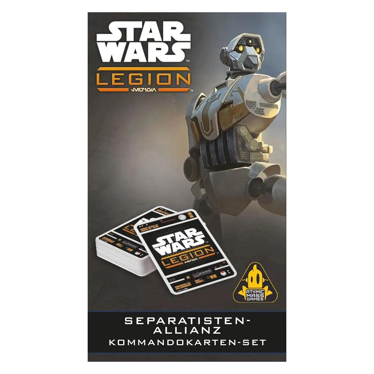 Atomic Mass Games Star Wars: Legion - Separatisten-Allianz Kommandokarten-Set (Kunststoff) (AMGD1228)