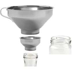 de Buyer Marmeladetrichter, Einfülltrichter, Silber
